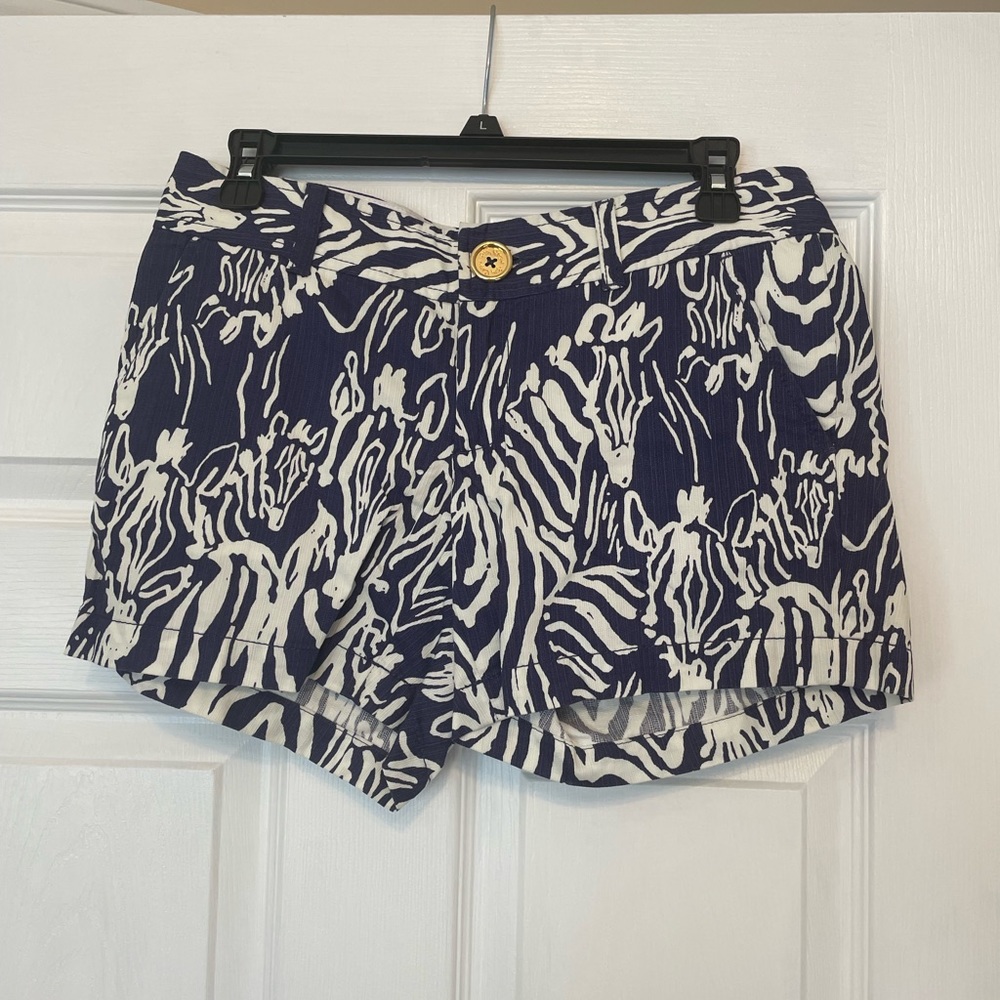 Lily Pulitzer Shorts (Navy & White)